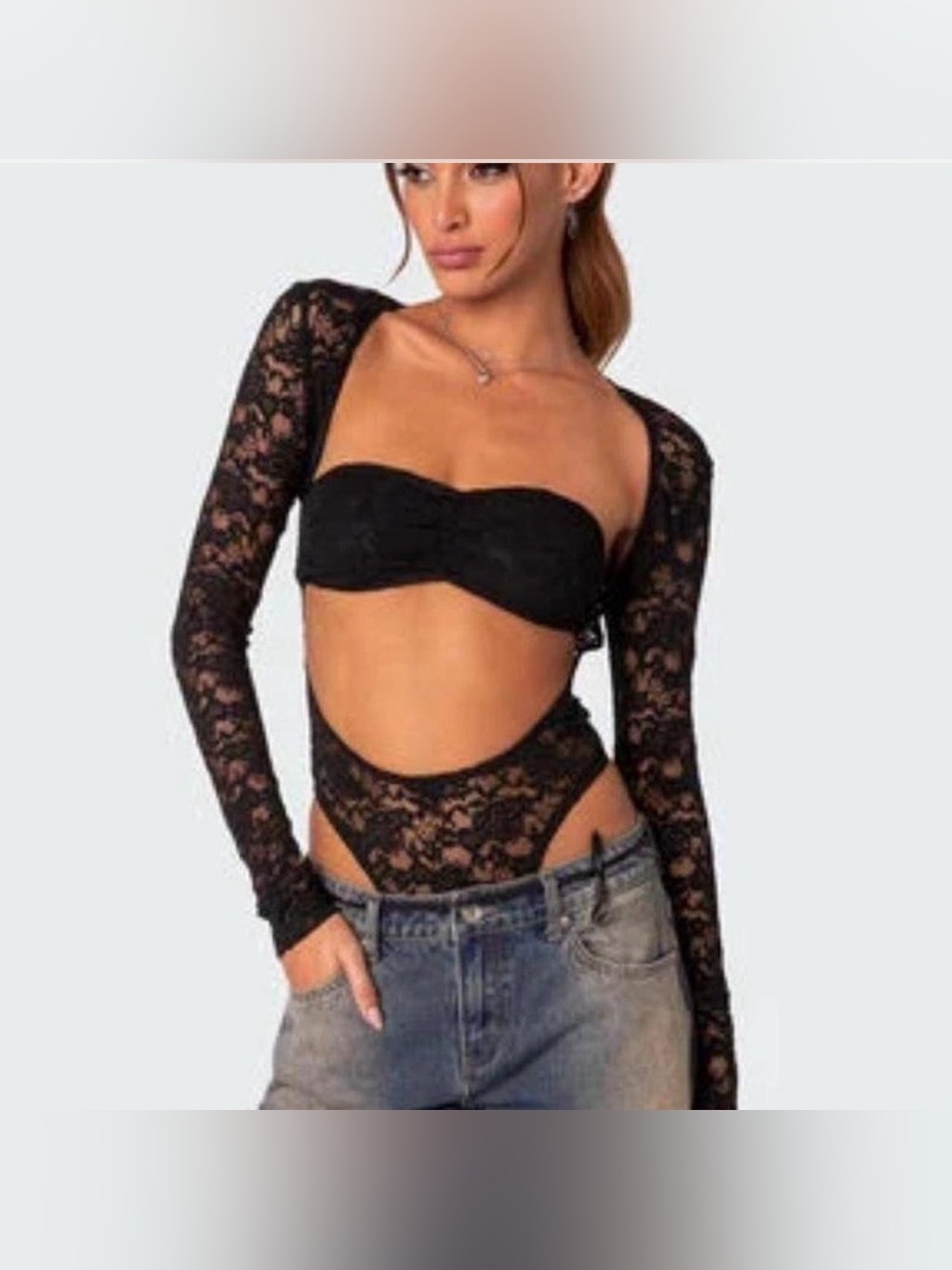 Edikted lace bodysuit
